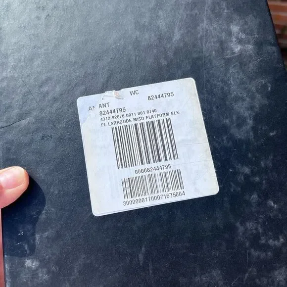 Larroude Miso Flatform Suede Clogs NIB - Picture 9 of 9